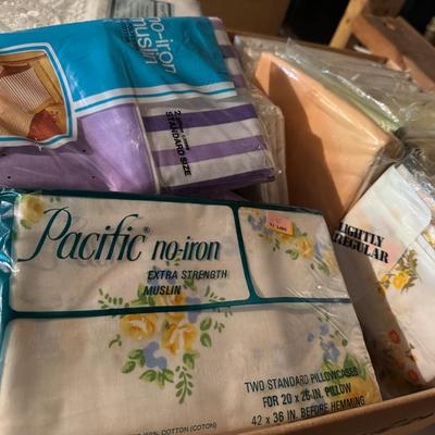 Mystery Lot: Vintage Sheets & Pillow Cases NWT 