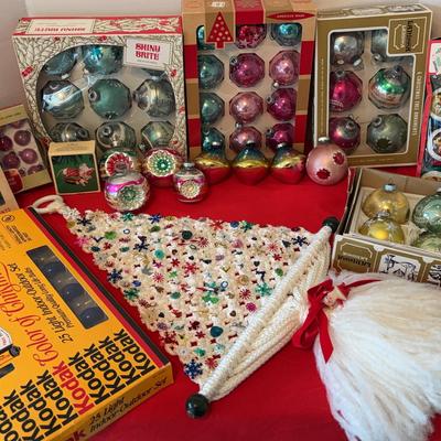 Vintage Ornaments And Lights
