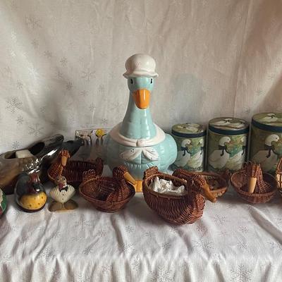 Vintage Mother Goose Cookie Jar & More 