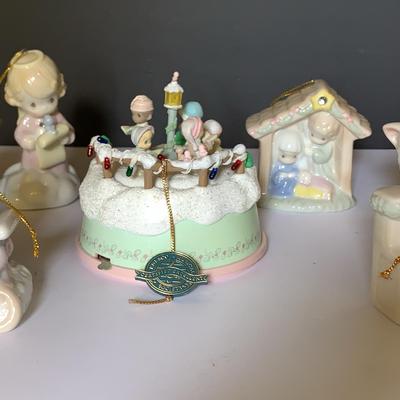 Precious Moments Figurines + Music Box