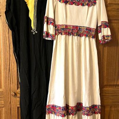 Moroccan Caftan and Julie Mills of California Maxi Dress