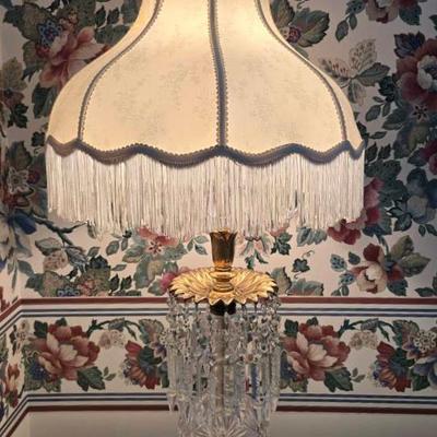 Leviton French Style Crystal Lamp