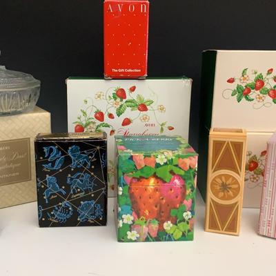 Avon Fragrances, Soaps And Dusting Powder Dish