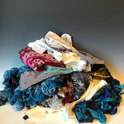Scarves, Ties and Jabots (30+ Pieces)