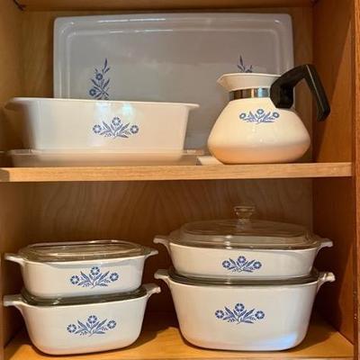 Corning Ware Blue Cornflower Pattern (30+ Pieces)