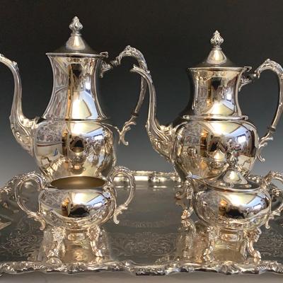 Sheridan Silver Over Copper Tea Set