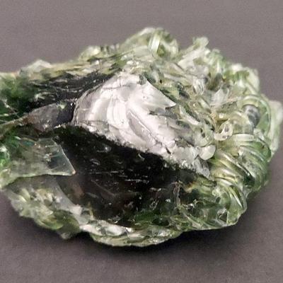 Green Moldavite Stone