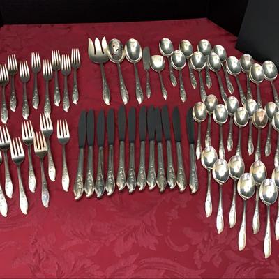 1847 Rogers Bros. “Springtime” Silverplated Silverware