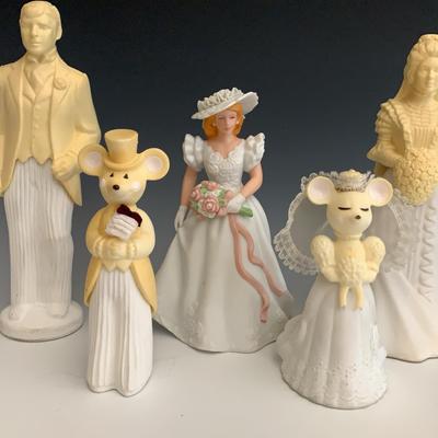 Avon Cologne Figurine Bottles And Bride Figurine