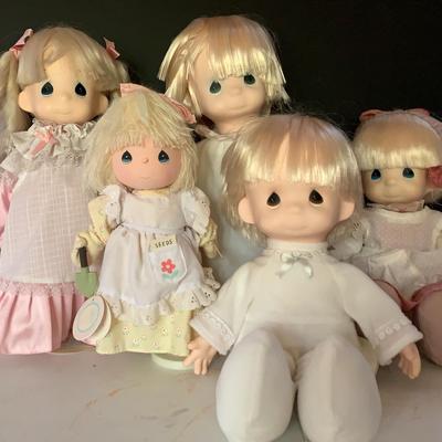 Variety Of Precious Moments Dolls And Cookbook