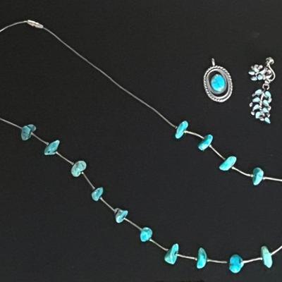 Native American Silver Turquoise Jewelry 