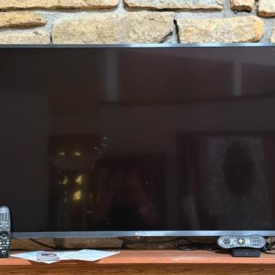 LG 55 Inch 4K LED TV with ThinQ AI, Remote, Cords, Etc