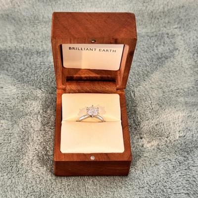 2 Carat lab created diamond ring set in platinum - Pre-selling! Contact us if interested!