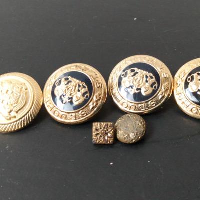 Gold Tone Buttons 