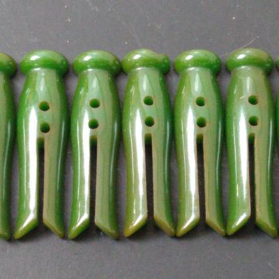Clothespin Shaped Buttons
