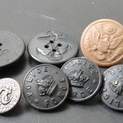 Police Force & Other Buttons 
