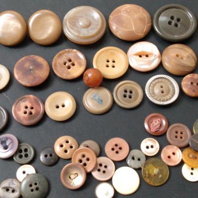 Shades of Brown Buttons 