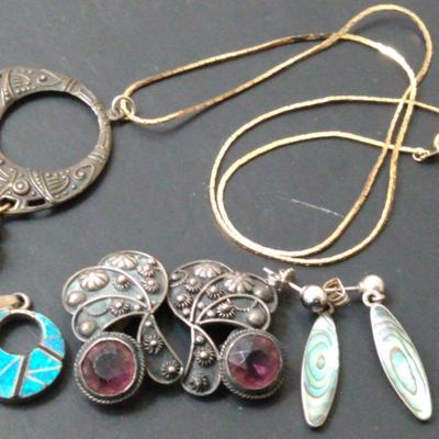 Sterling & Other Earrings/Pendants 