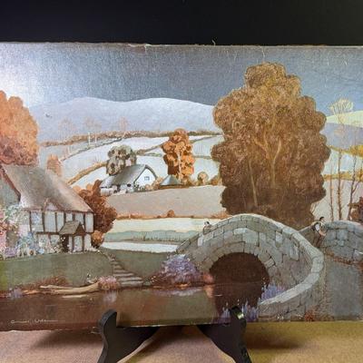 Vintage Franklin Foil Art by Ernest Uden