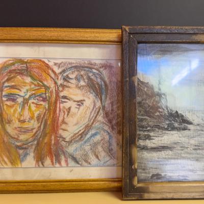 Pastel Art & Vintage Frame