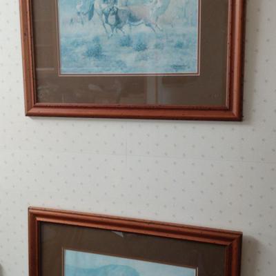 Framed Fred Olmstead Prints Titles Unknown