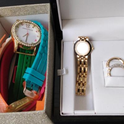 Anne Klein & Jessica Cartwright Wristwatches with Interchangeable Looks 