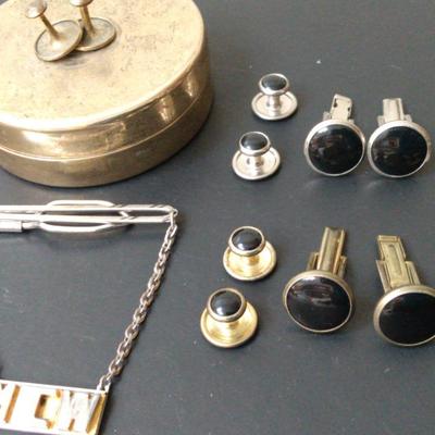 Cuff Link Box and Cuff Links & Studs 