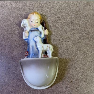 Goebel "Good Sheppard" Holy Water Font 