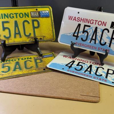 Washington State License Plates 