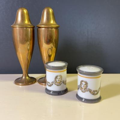 Ceralene Opera & Dirilyte Salt & Pepper Shakers Designed by Carl Molinby  