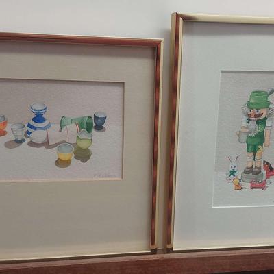 Katherine Olsen Nutcracker & Egg Cup Still Life Art 