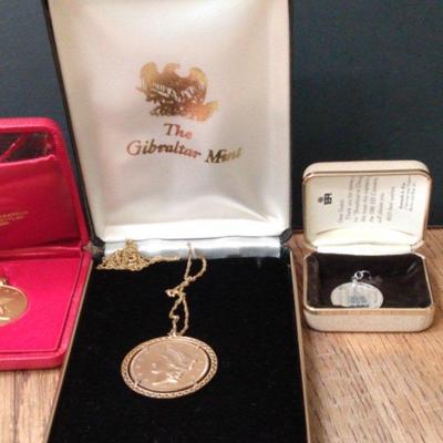 Commemorative Coins in Boxes
