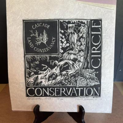 "Conservation Circle" 69/400 Pencil Signed 