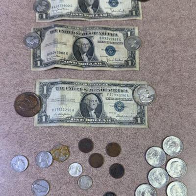 Silver Certificates & Silver Coins 