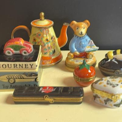 Limoges and Other Trinket Boxes 