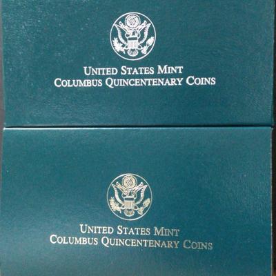 United States Mint Columbus Quincentenary Coins 