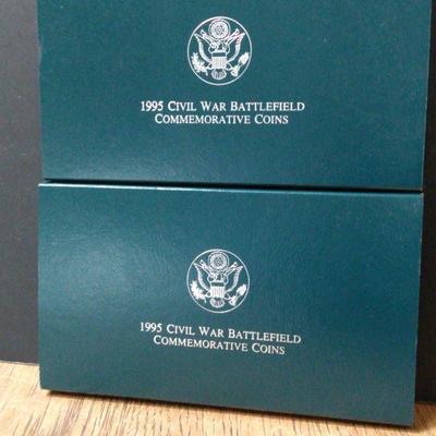 Civil War Battlefield Commemorative Coins 1995
