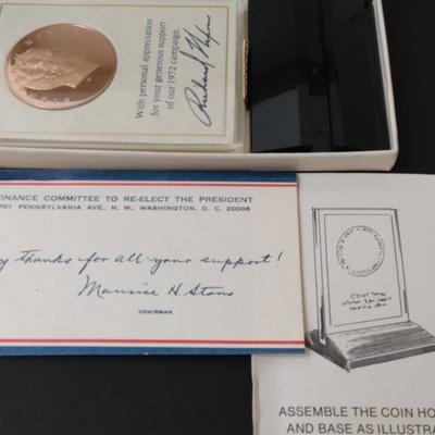 Richard Nixon Appreciation Coin 1972