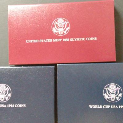 World Cup USA 1994 & Olympic Coins 1988
