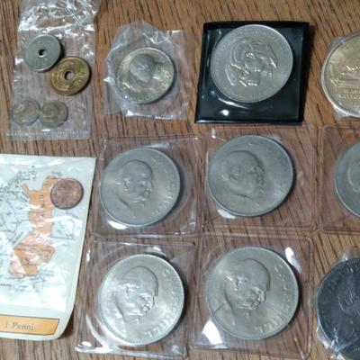 Churchill and other Coins 