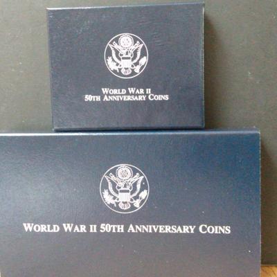 World War II 50th Anniversary Coins 