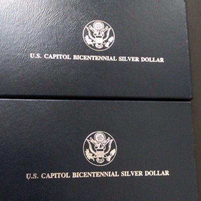 U.S. Capitol Bicentennial Silver Dollar
