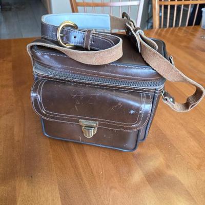 Vintage E.J. 3 Hand Waxed Top Grain Leather Camera Bag