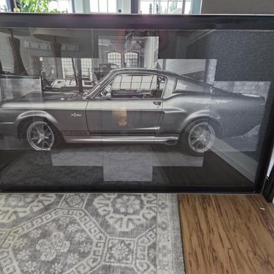 Framed print on canvas 64.5X39