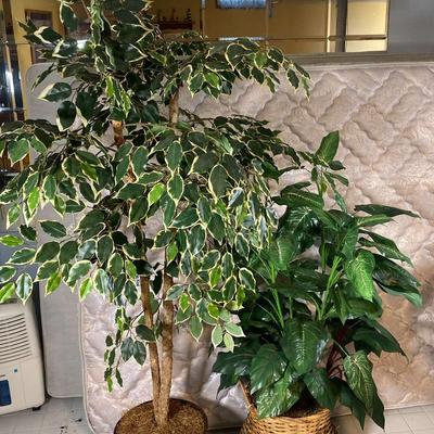 2 Faux Plants 