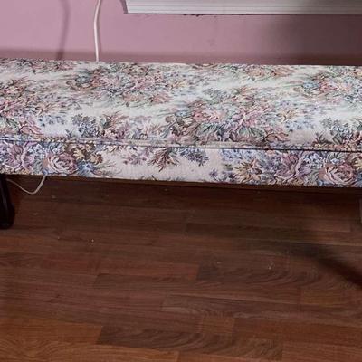 Chippendale Style Bench With Storage 