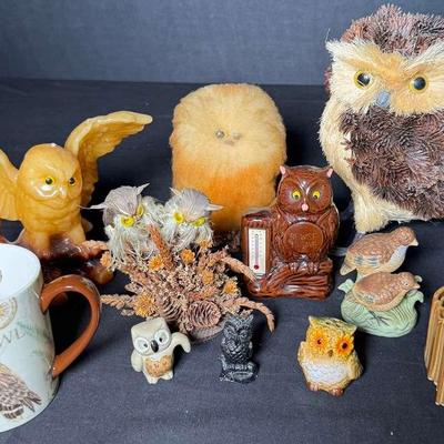 Vintage Owl Decorations 