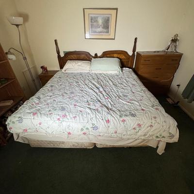King Size Bed Frame With Mattress