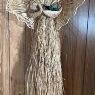 Straw Angel Wall Hanging