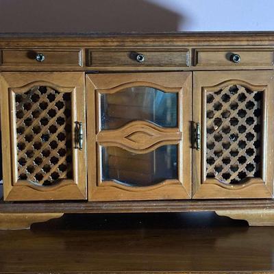 Vintage Wooden Jewerly Box 